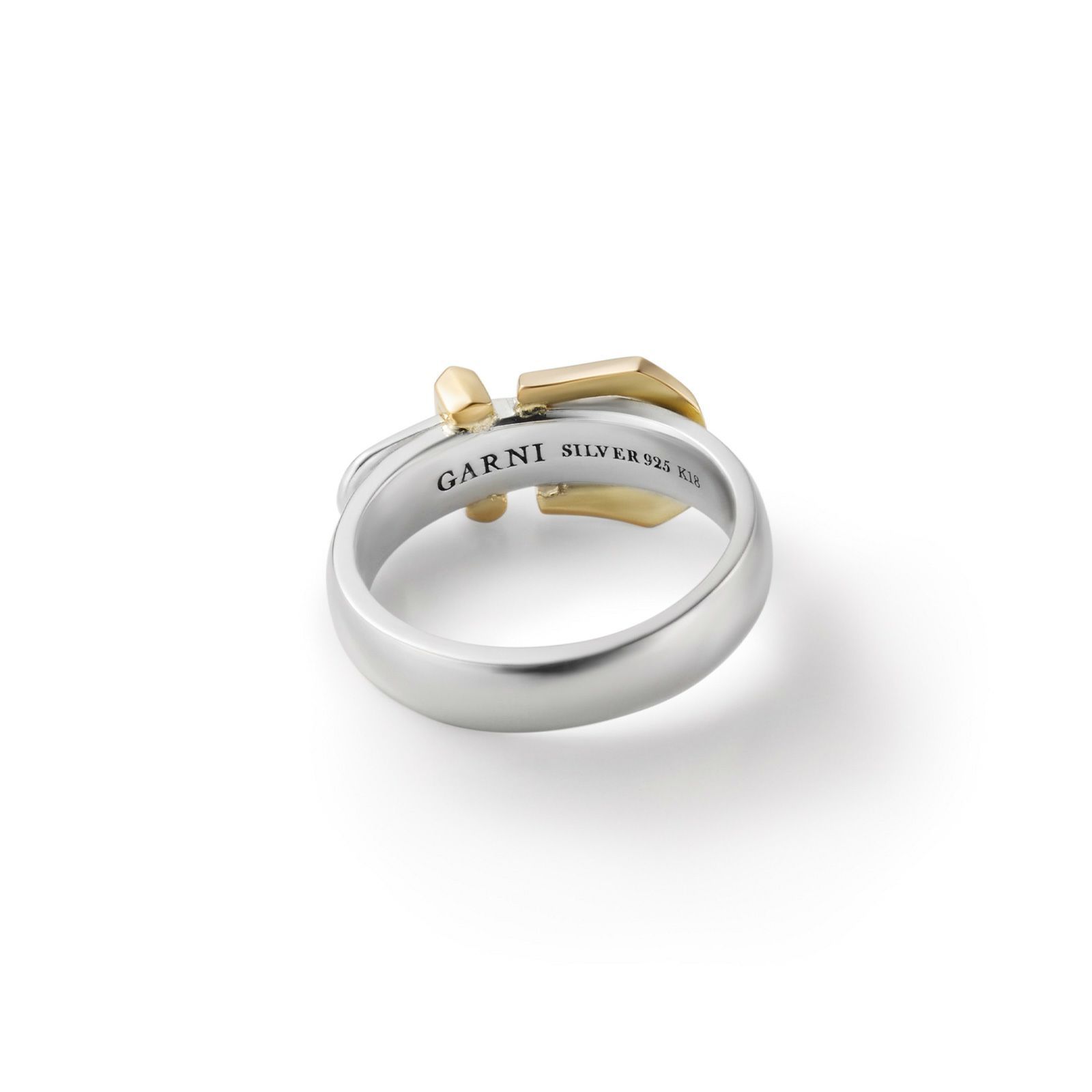 【お取り寄せ注文可能】Buckle Ring_S(SILVER×GOLD)