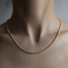 【お取り寄せ注文可能】Unisex Ball Chain Necklace