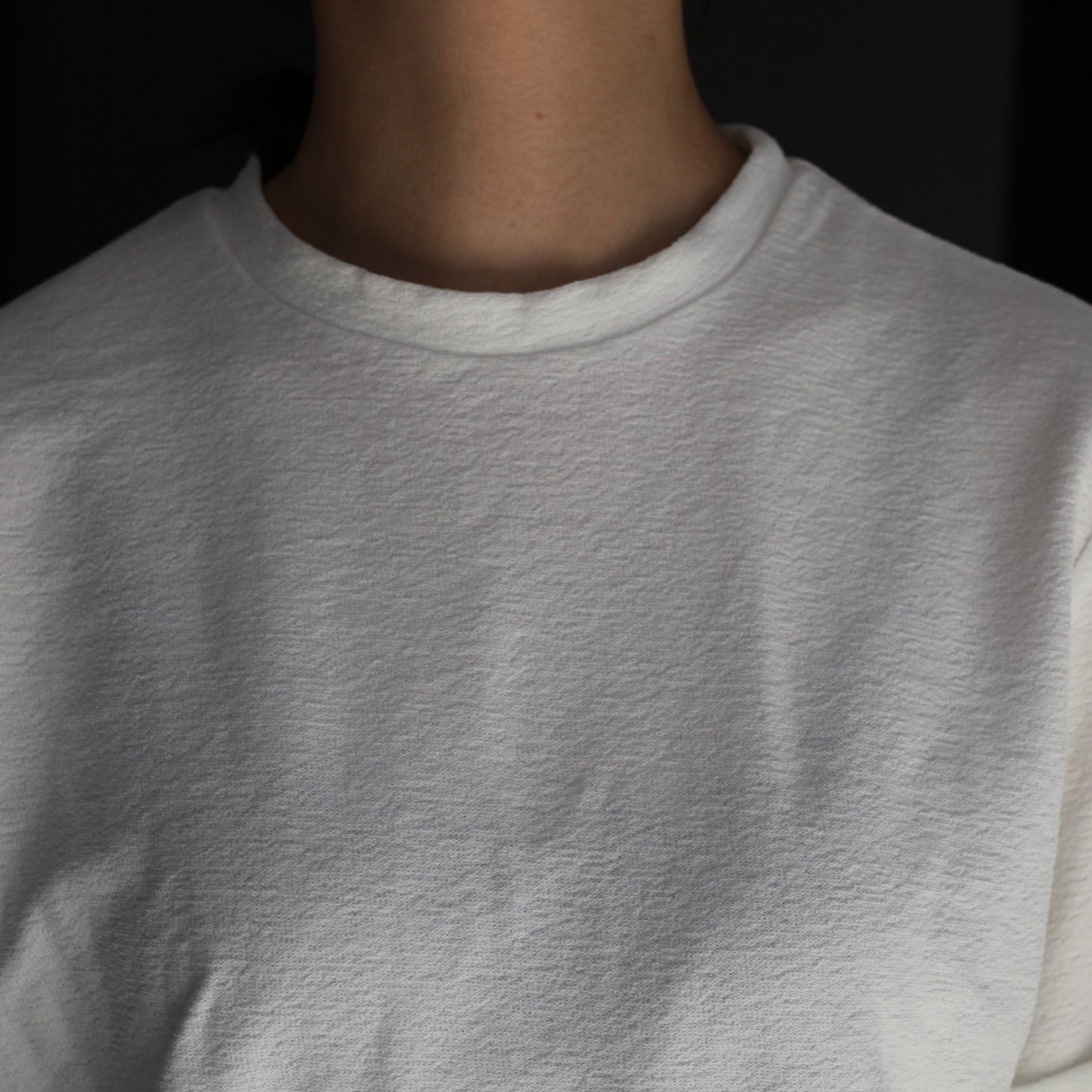 【残り一点】Dry Cotton Sleeve Turn Over Tee Shirt