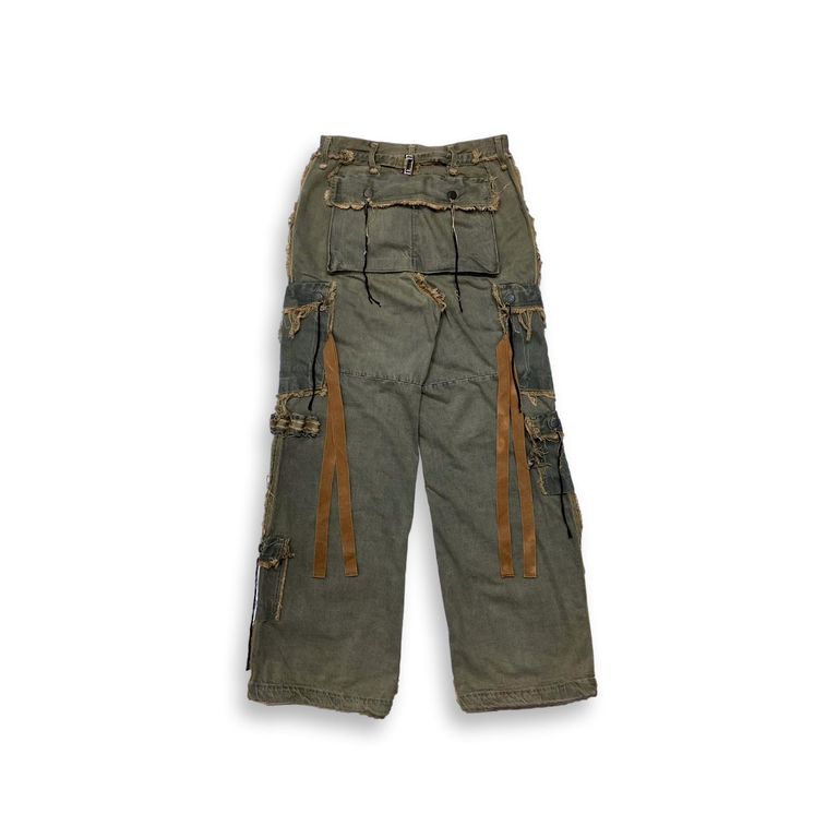 MINUS - 【残り一点】Slash Seam HBT Cargo(CLASSIC DENIM) | ACRMTSM 
