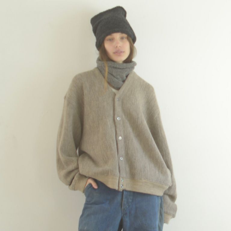 crepuscule - 【残り一点】Purl Stitch Wool Cardigan | ACRMTSM