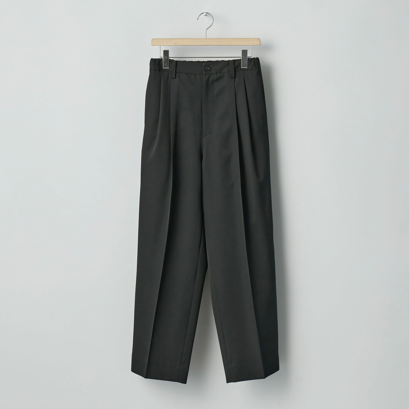 ssstein - 【残りわずか】Two Tuck Easy Trousers(2/90 WOOL