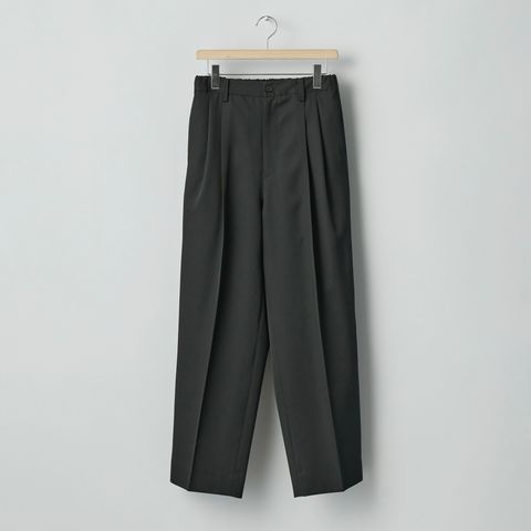 【残り一点】Two Tuck Easy Trousers(2/90 WOOL GABARDINE)