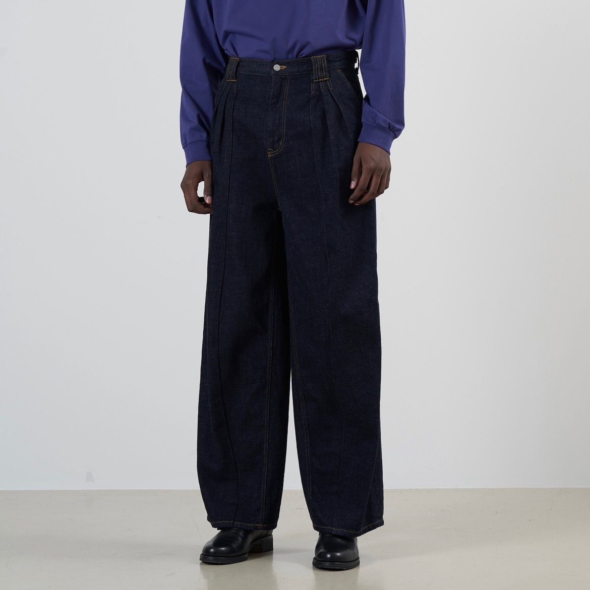 YOKE - 【残り一点】Denim Wide Leg Buggy Pants | ACRMTSM ONLINE STORE