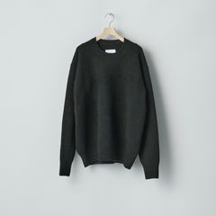 【残り一点】Extra Fine Wool Warm Knit Crew Neck LS
