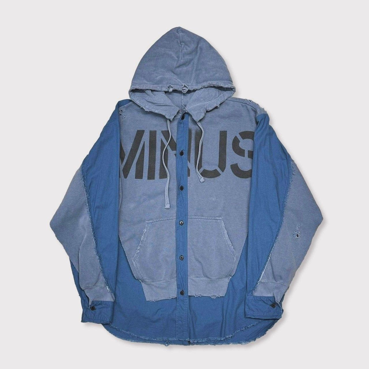 【残り一点】Slash Seam Army Parka With Stencil(INSIDE-OUT)