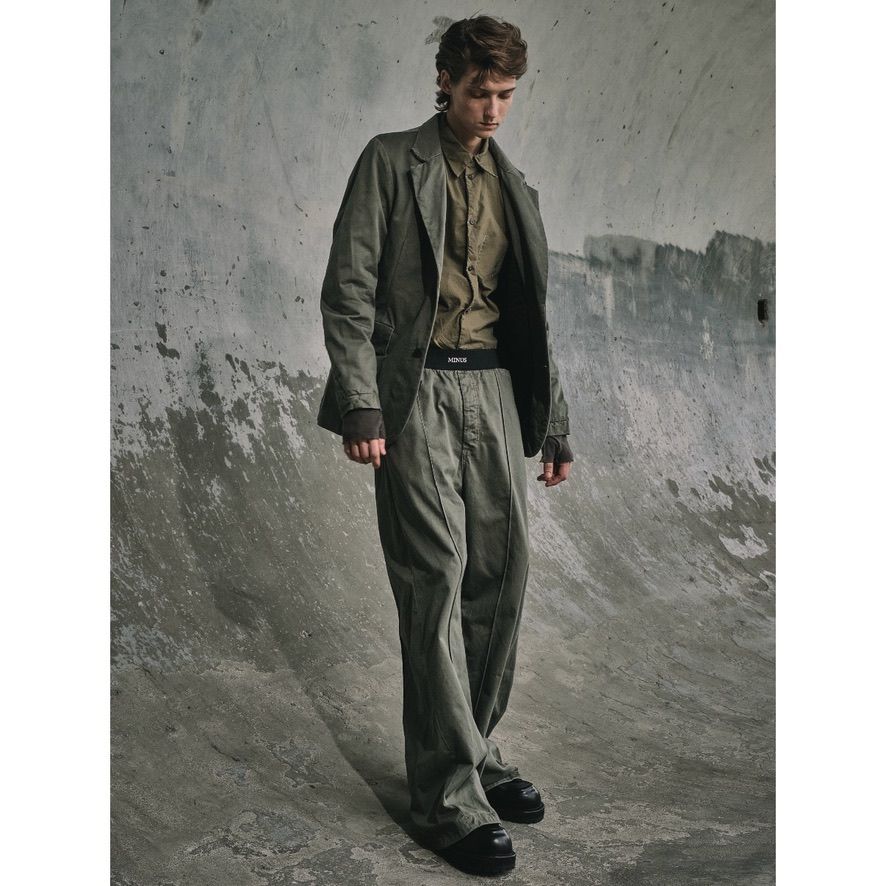 【残り一点】Home Trousers With Night-Cut(AGED TWILL)