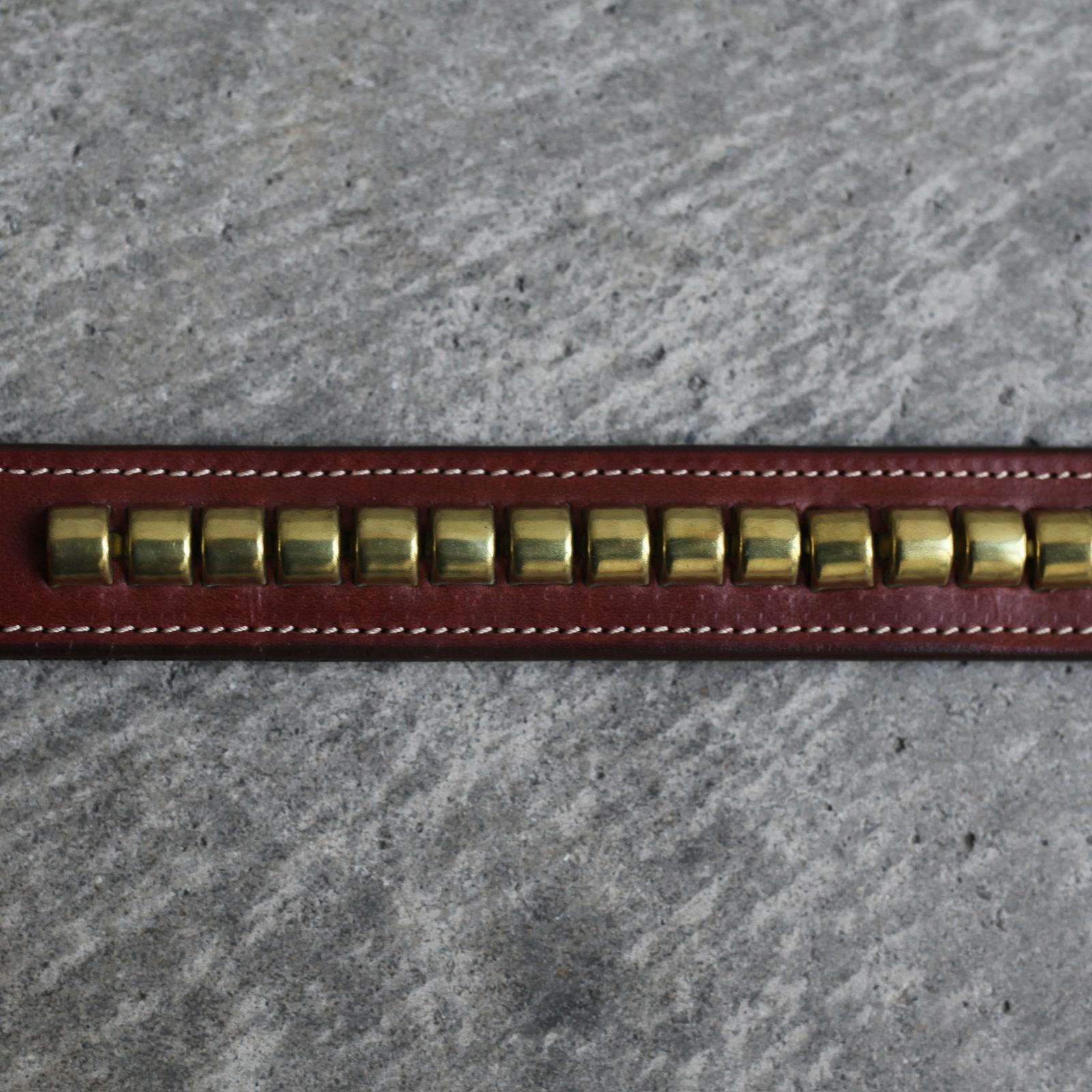 【残り一点】3/4 Clincher Belt(OAKBARK×BRASS)
