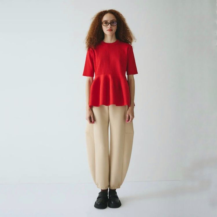 【残り一点】Flare Hem Knit Tops