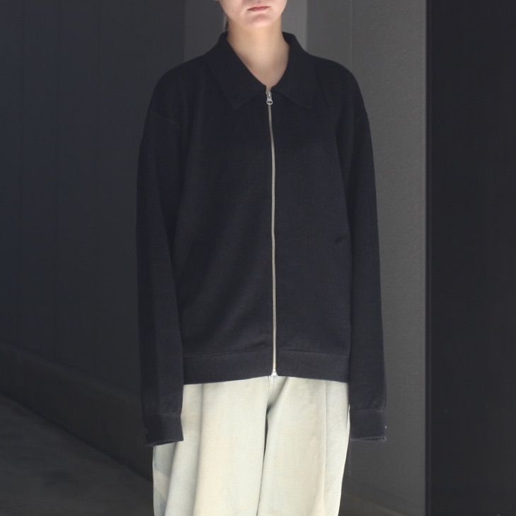 【残り一点】Co/Wo Moss Stitch Zip Blouson