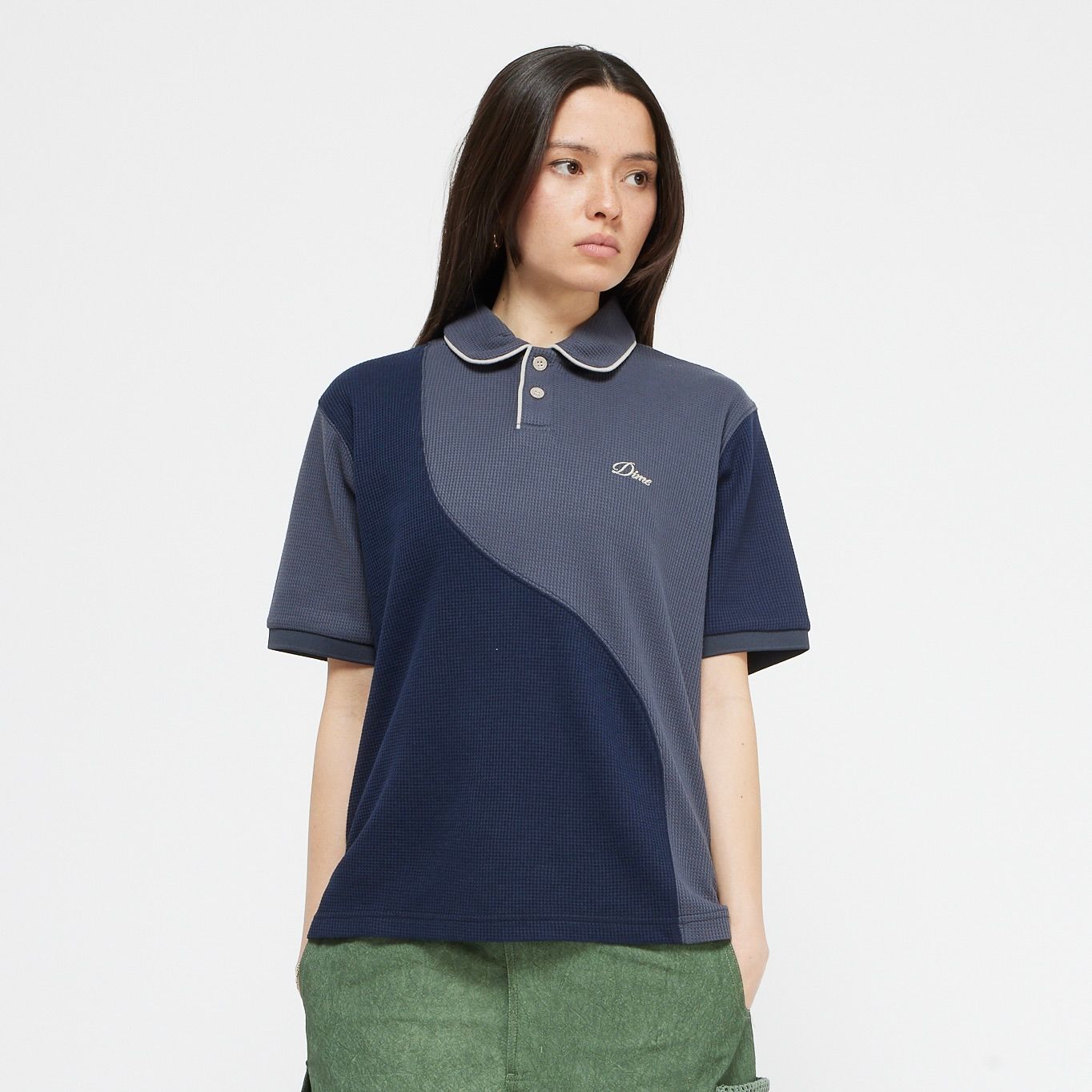 Dime ダイム Waffle Polo ワッフル ポロ シャツ 関税配送料無料 Dime - 【残り一点】Waffle Polo | ACRMTSM ONLINE STORE