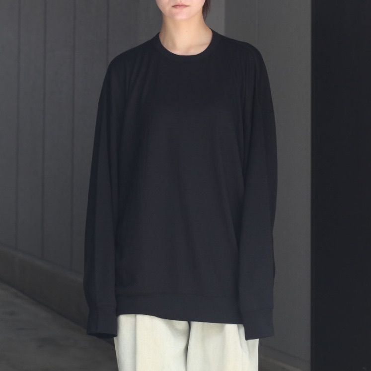 【残り一点】オーバーサイズリラックスウールL/S TEE