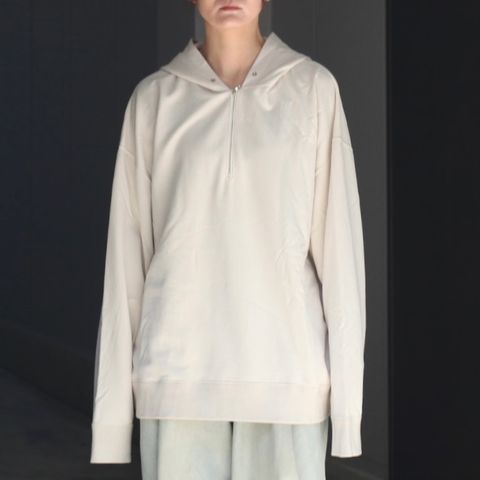【残り一点】28G Cupro Half Zip Hoodie
