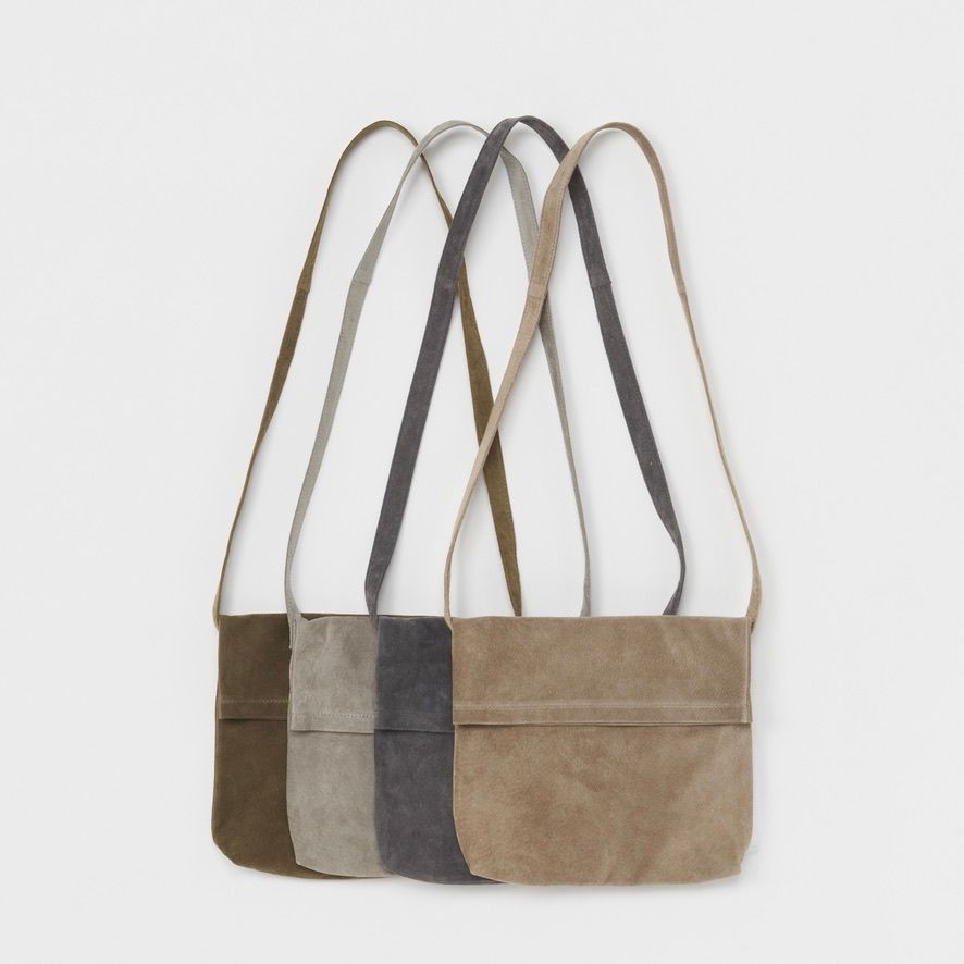 【残り一点】Pig Flap Shoulder Bag Small(DARK GRAY)