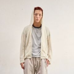 【残り一点】Semi Sheer Full Zip Up Hoodie