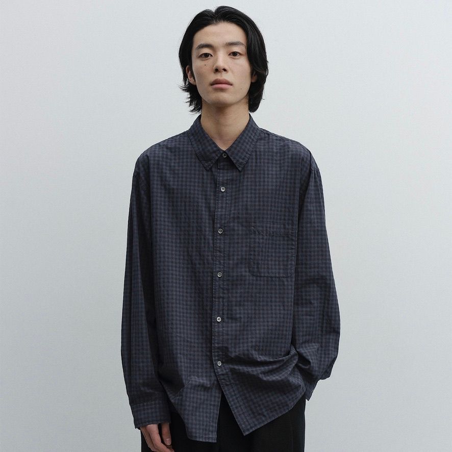 【残り一点】Bold Garment Gingham Check Shirt
