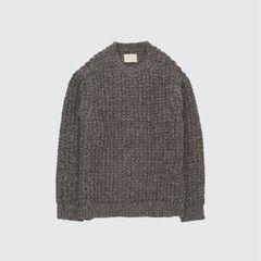 【残り一点】Baby Alpaca Big Waffle Sweater