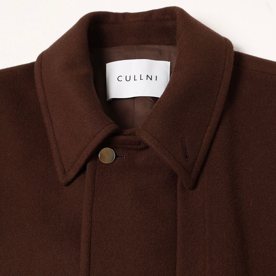 CULLNI - 【残り一点】Compressed Melton Tie Locken Coat | ACRMTSM