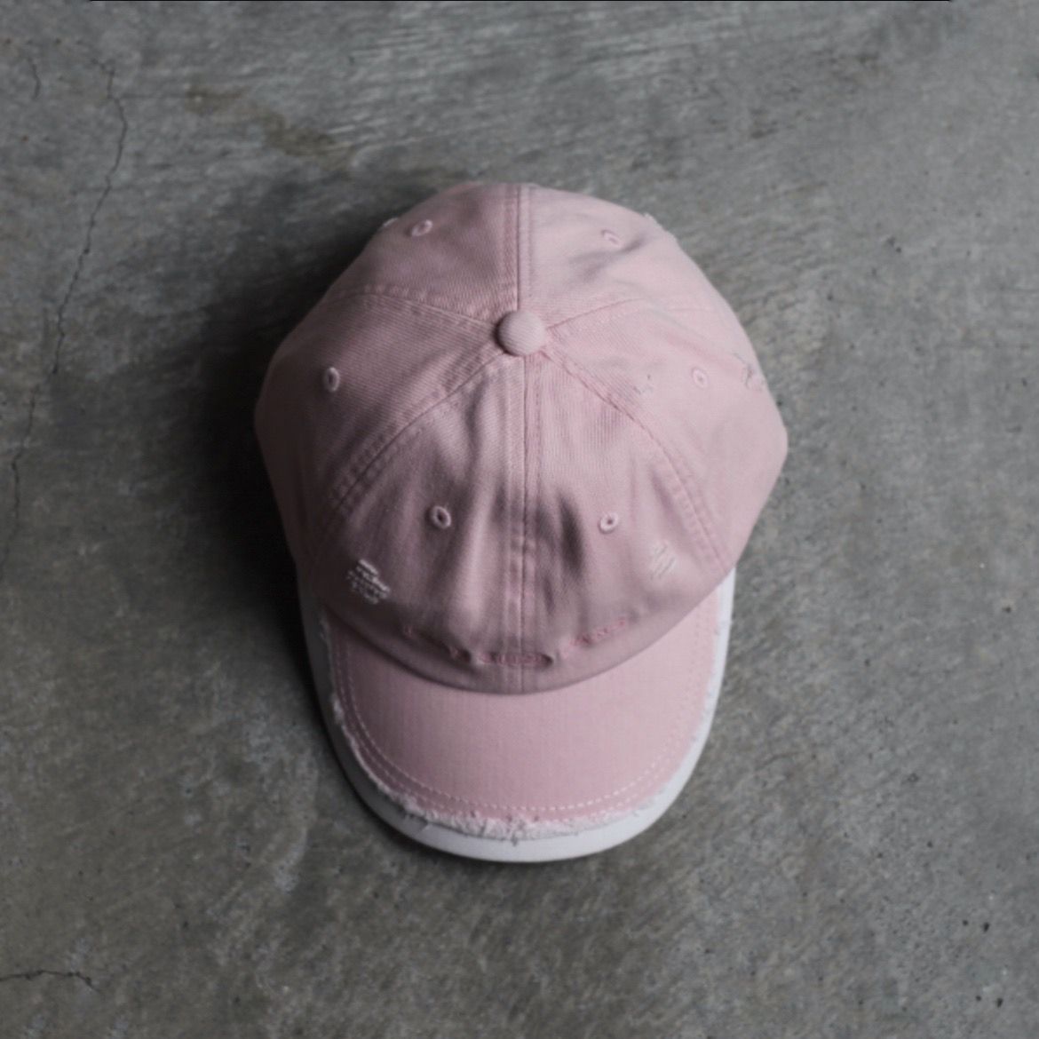 【残り一点】Pink Denim Baseball Cap