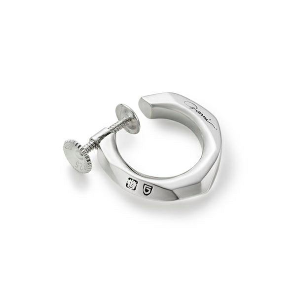 【残り一点】Crockery Earring_L 右耳用(SILVER)