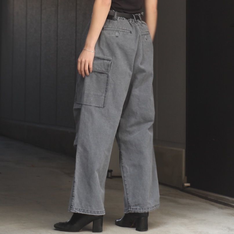 【残り一点】Fade Wide Military Trousers