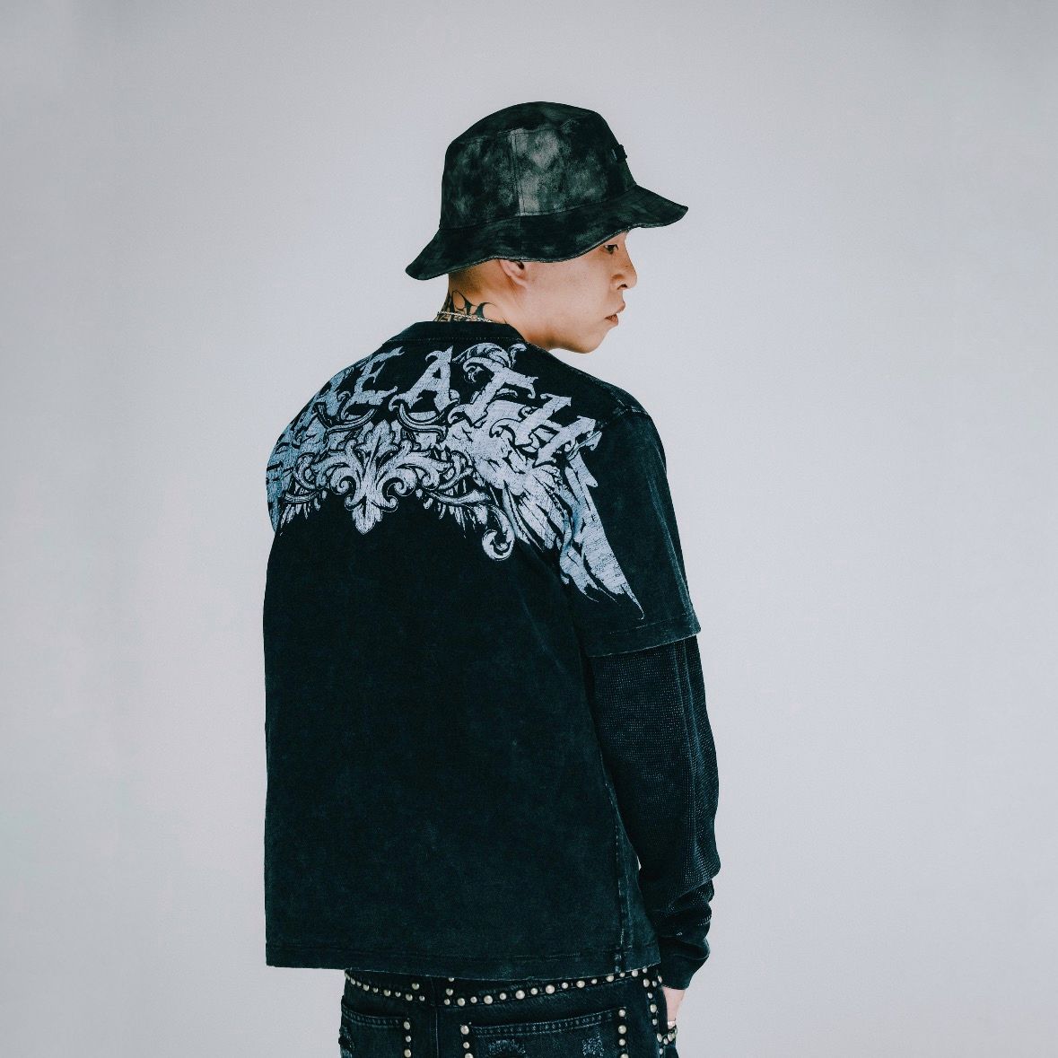 【残り一点】Skull Wing Logo Tee