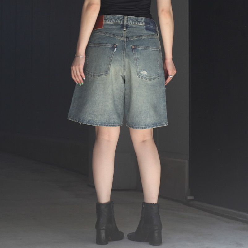 【残り一点】Damaged Modern Denim Pants Shorts