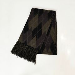 【残り一点】M/Shaggy Argyle Knit Muffler