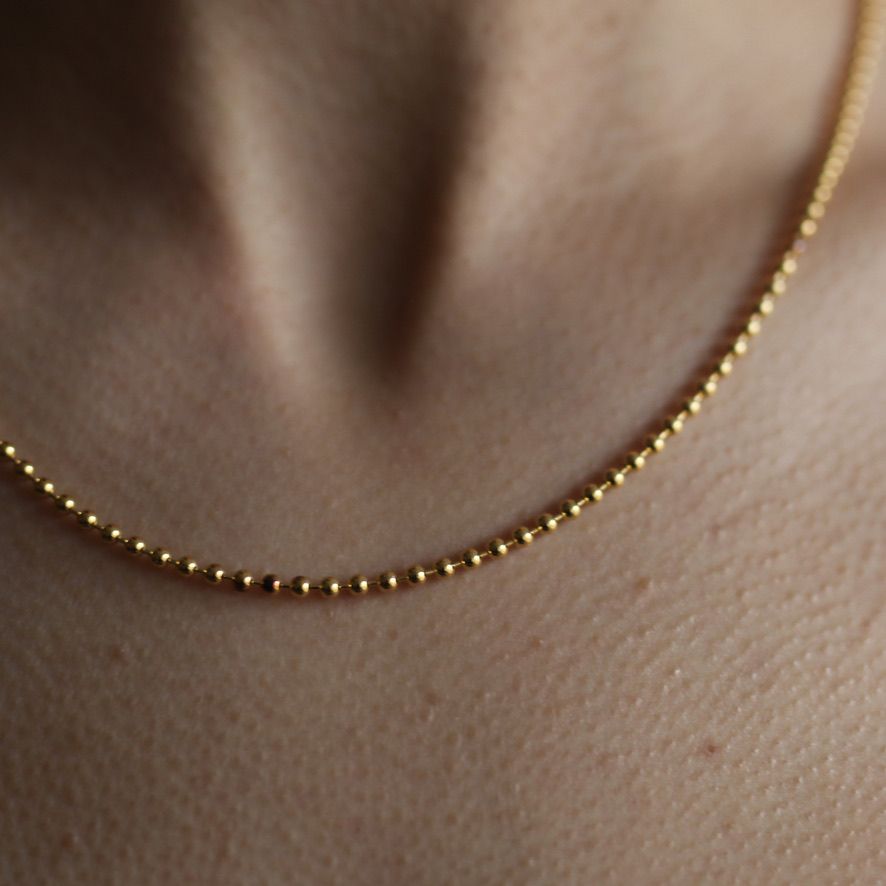 【お取り寄せ注文可能】Unisex Ball Chain Necklace