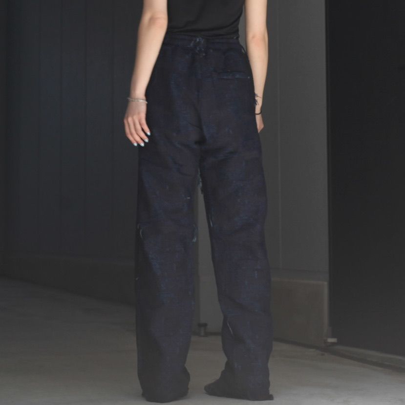 【残り一点】Twist Line Truck Pants Boro Crust(AIZEN)