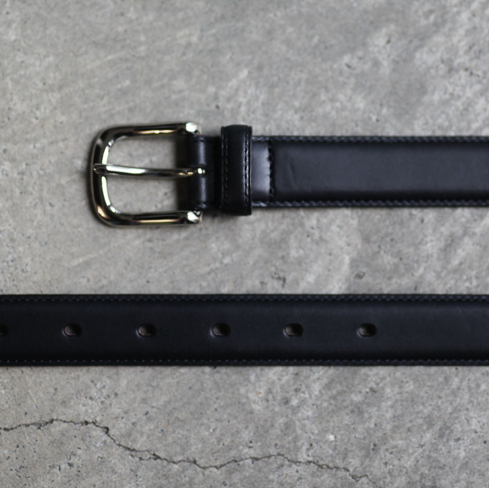 【残り一点】Leather Pin Buckle Belt - S
