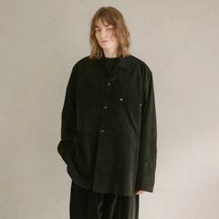 【残り一点】Open Collar Velvet Shirt