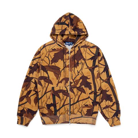 【残り一点】Washed Tree Camo Zip Hoodie