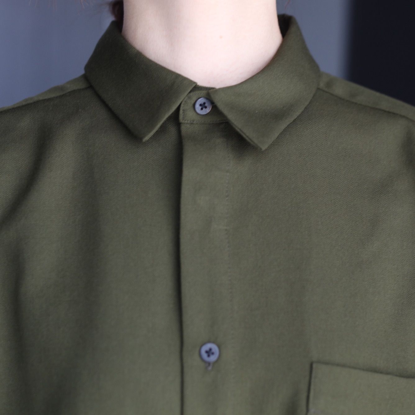 【残り一点】よそいきワイドBOXシャツ