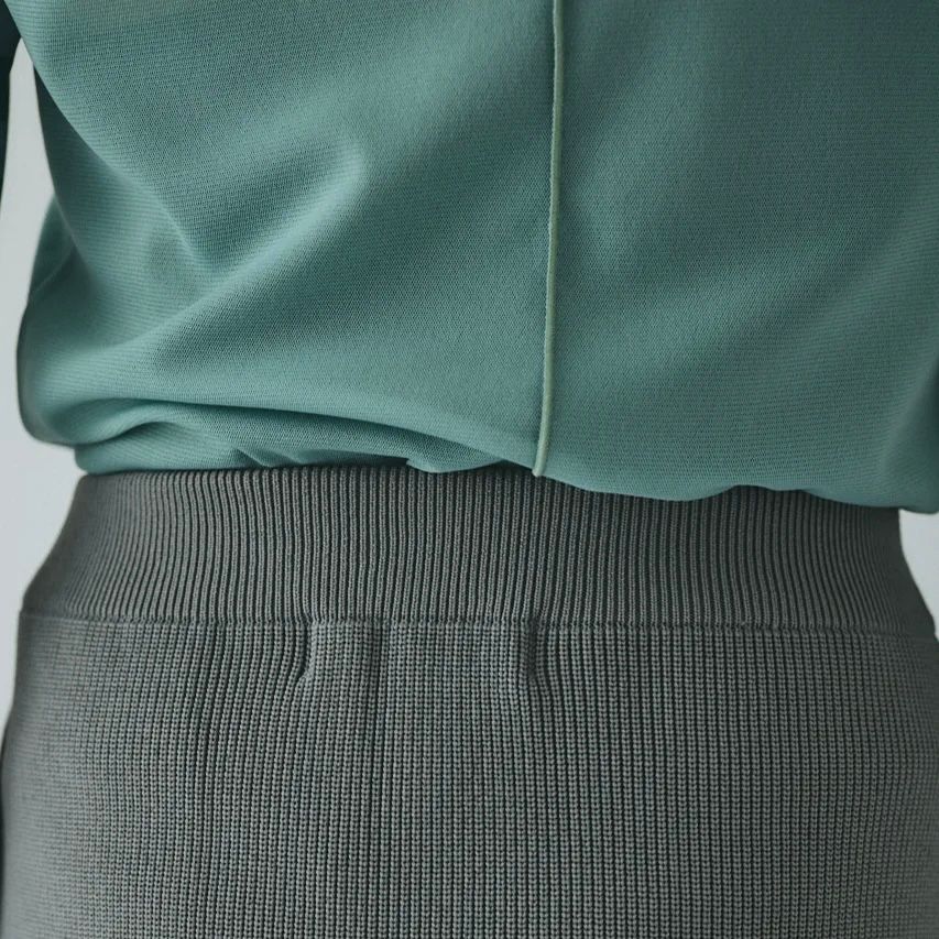 【残り一点】Pleated Hem Knit Skirt