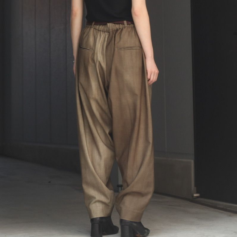 YANTOR ヤントル 6tuck pants スラックス | dermascope.com