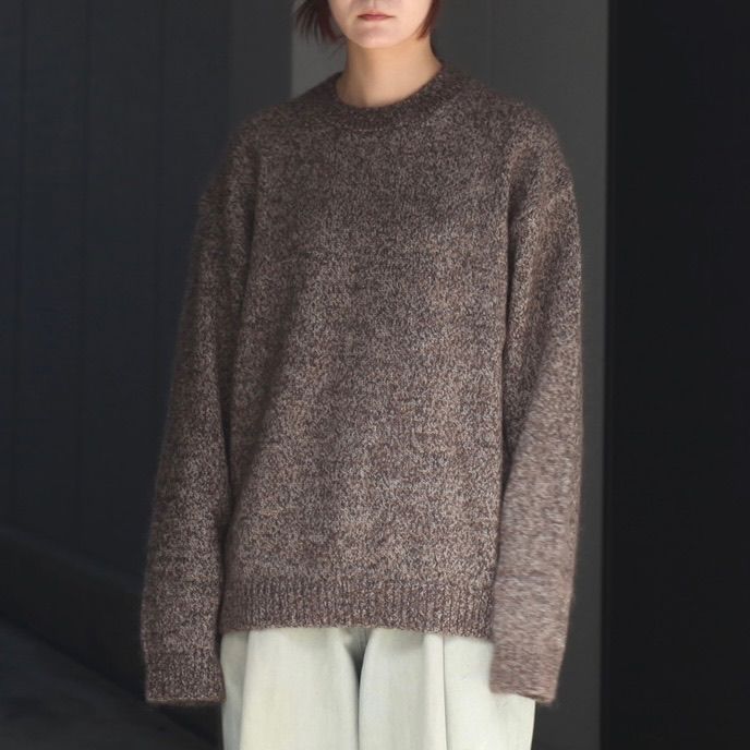 【残り一点】Wool Alpaca Mohair Crewneck Sweater