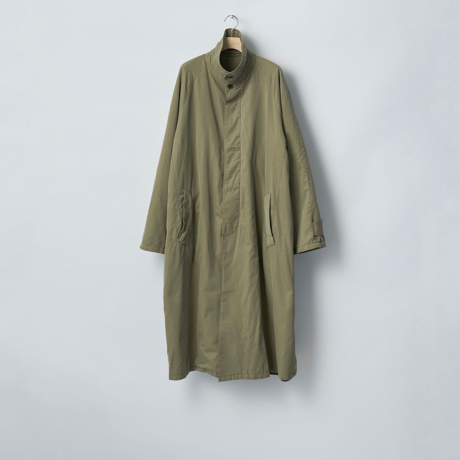 【残り一点】Cotton Rayon Vintage Padded Balmacaan Coat