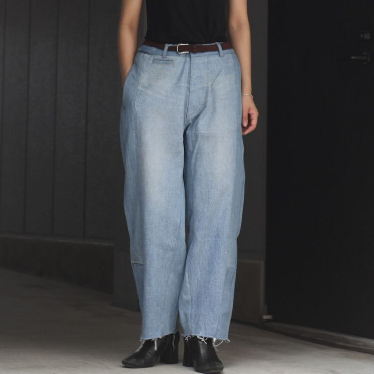 【残り一点】Reconstructed Super Baggy Slacks Denim_2(M)