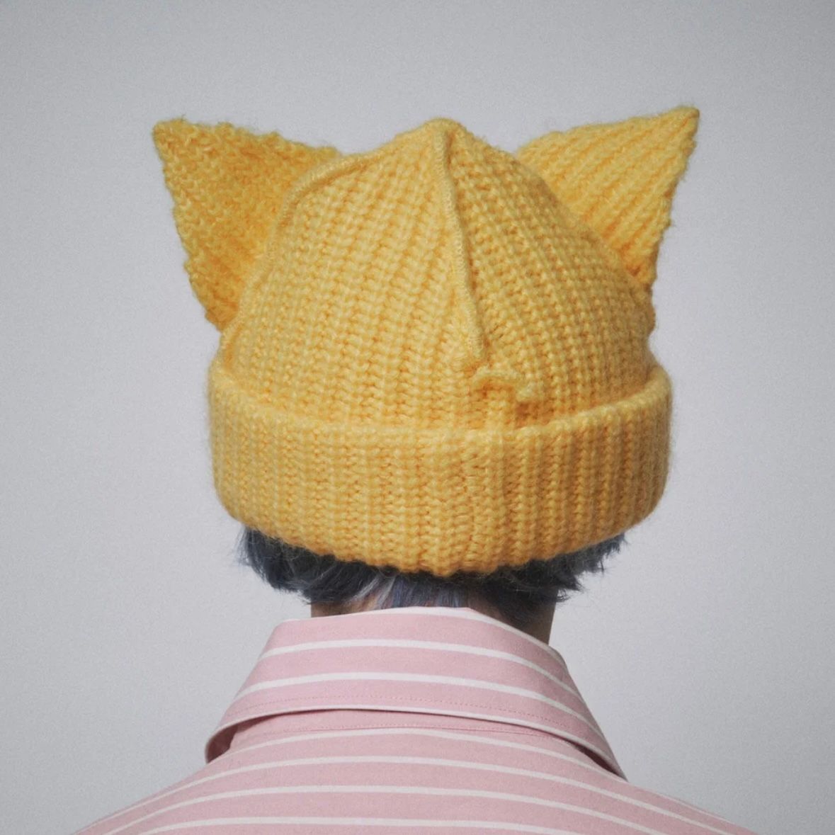 【残り一点】Mohair Chunky Ears Beanie