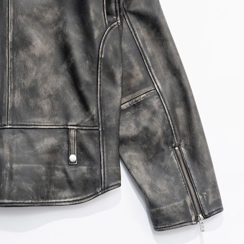 【残り一点】Rub Off Cow Leather Riders Jacket