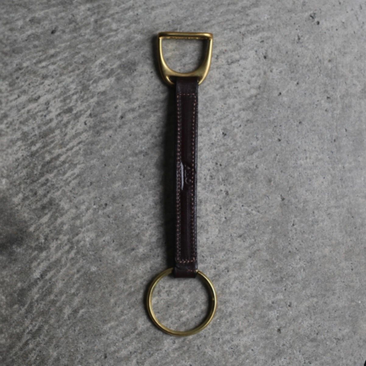 【残り一点】Stirrup Leather Key Fobs(HAVANA)