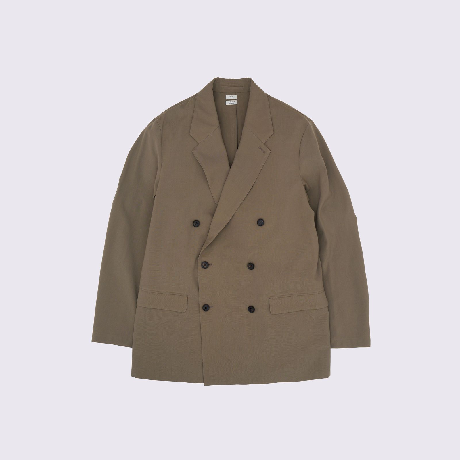 YOKE - 【残り一点】Wool Washer Tropical Double Breasted Jacket