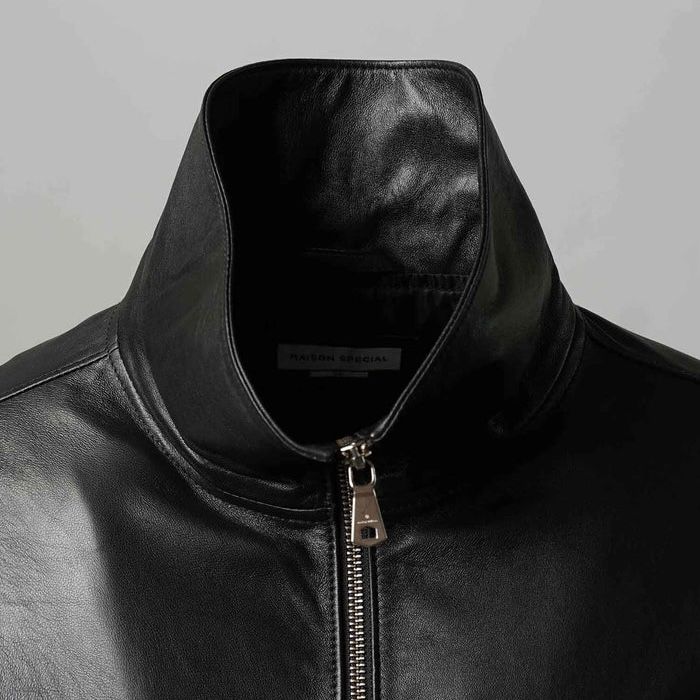 【残り一点】Sheep Leather Stand Collar Blouson