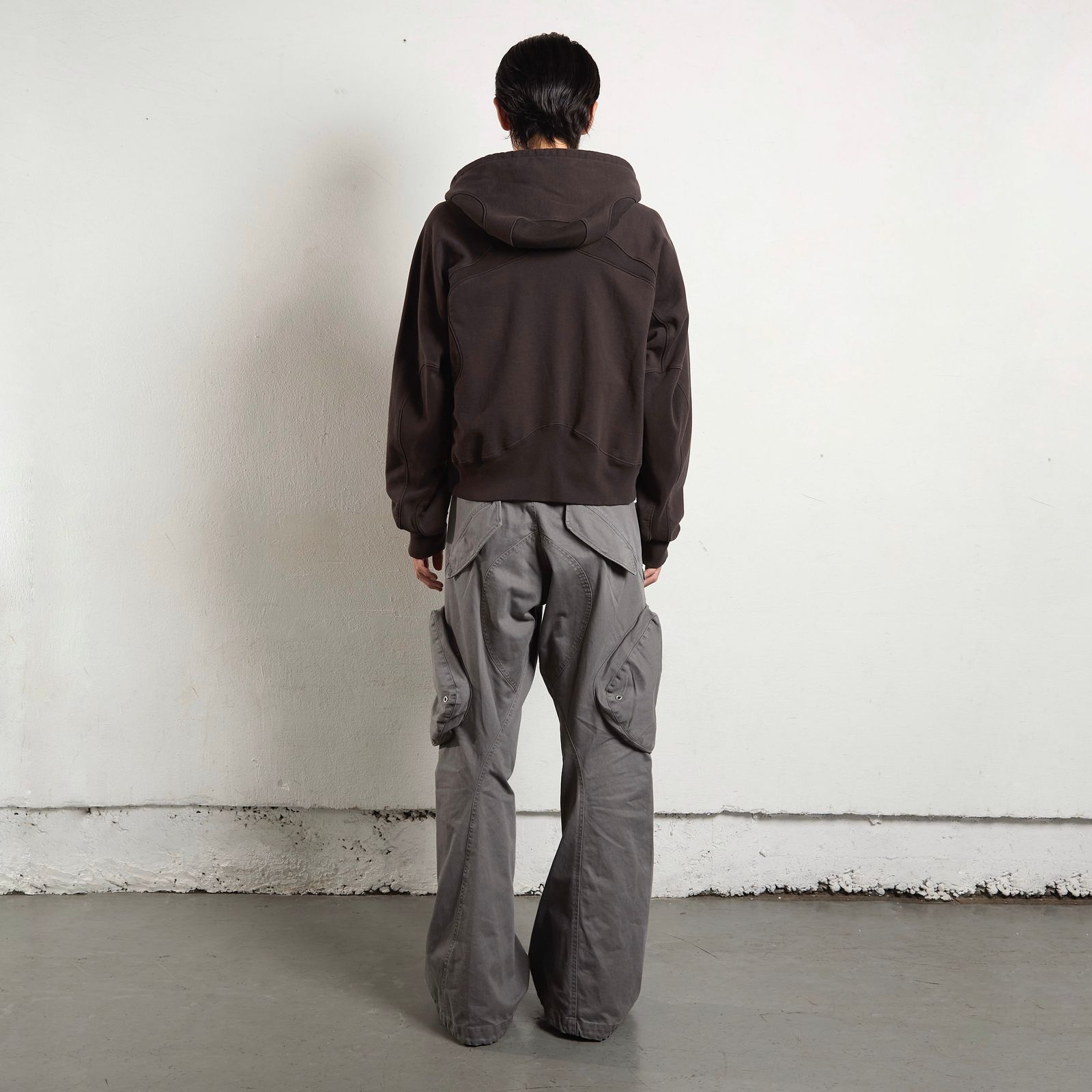 【残りわずか】Panelled Zip Up Hoodie