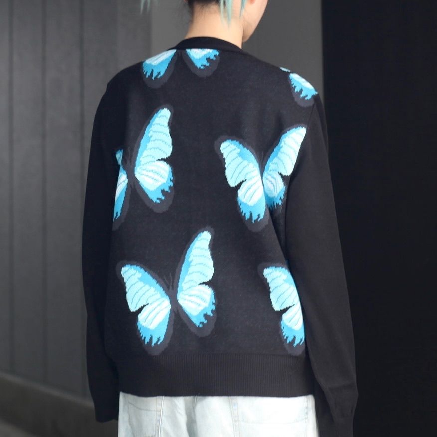 【残りわずか】Butterfly Knit Cardigan - ONE SIZE