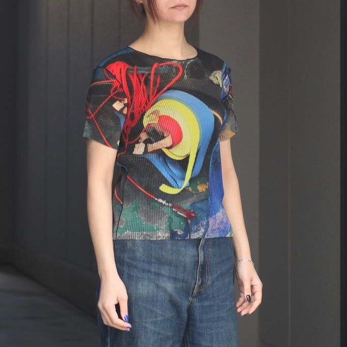 【残り一点】Sheer Graphic Top