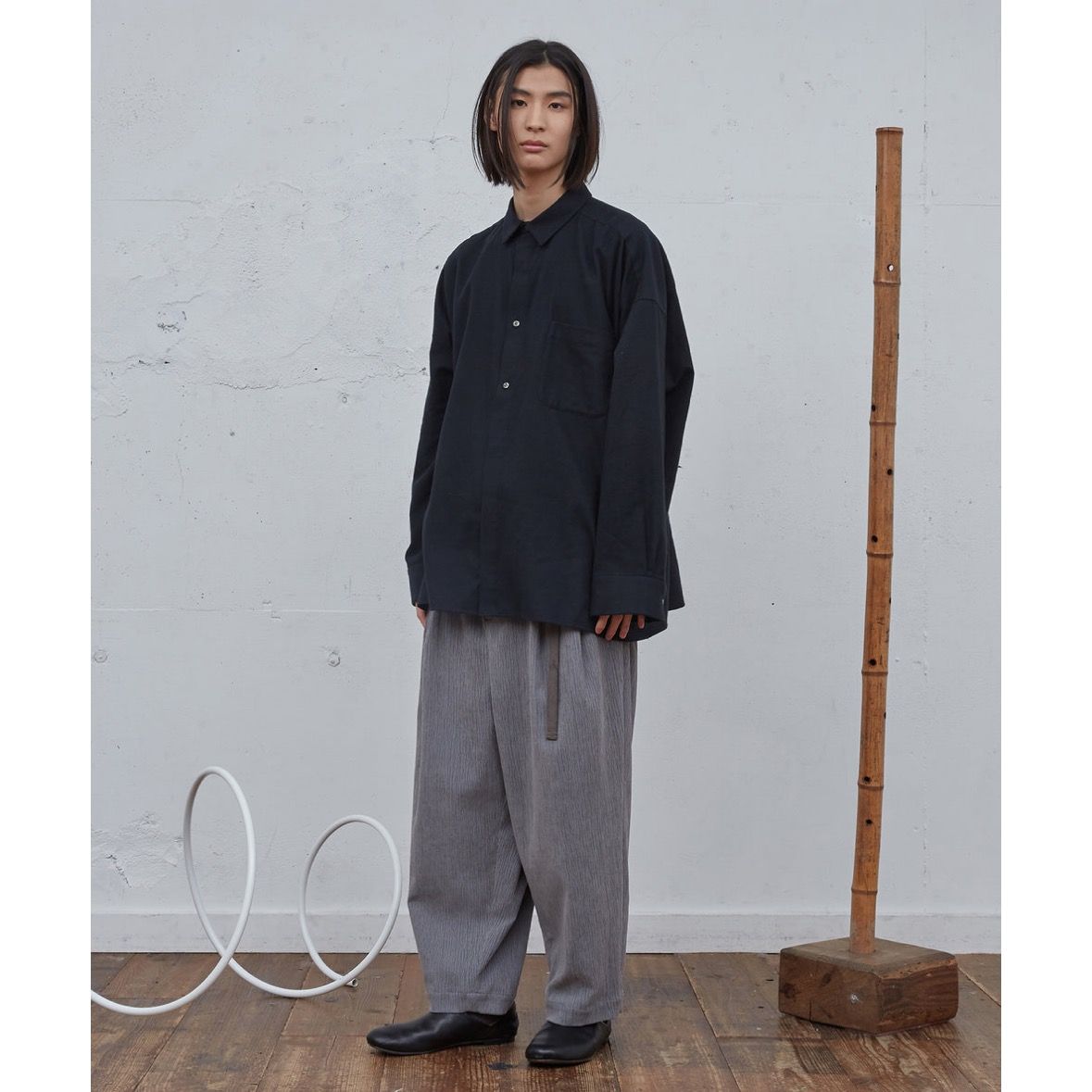 【残り一点】コットンビエラワイドBOXシャツ