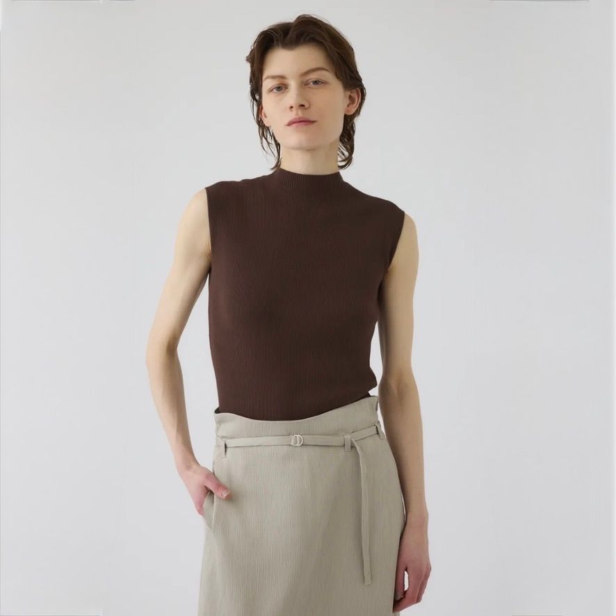 【残り一点】Washable Basic N/S Knit