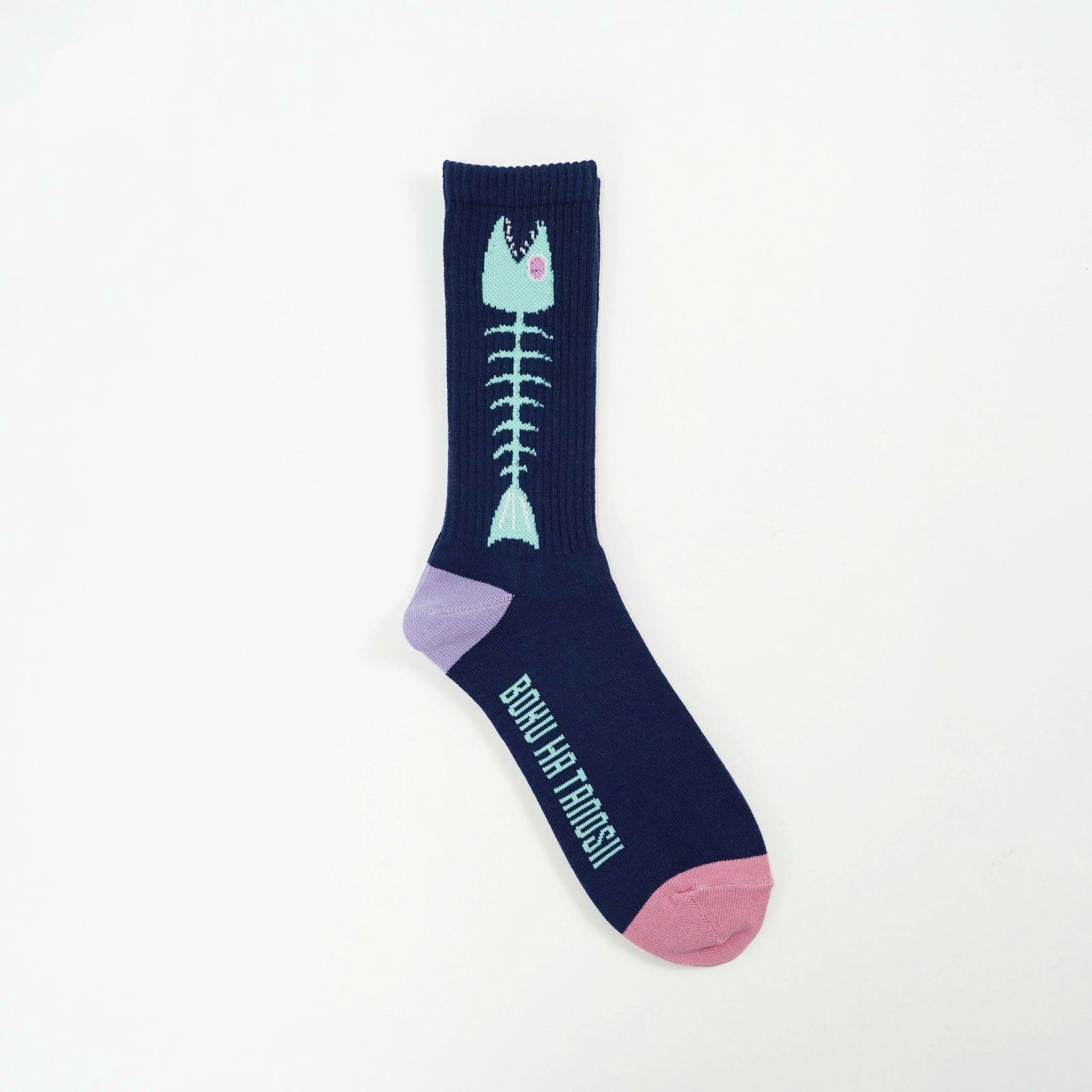 【残りわずか】Boku Tano Socks(魚骨)